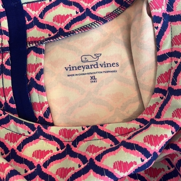 Vineyard Vines Girls XL 16 Whale Tail Shift Dress - Picture 6 of 6